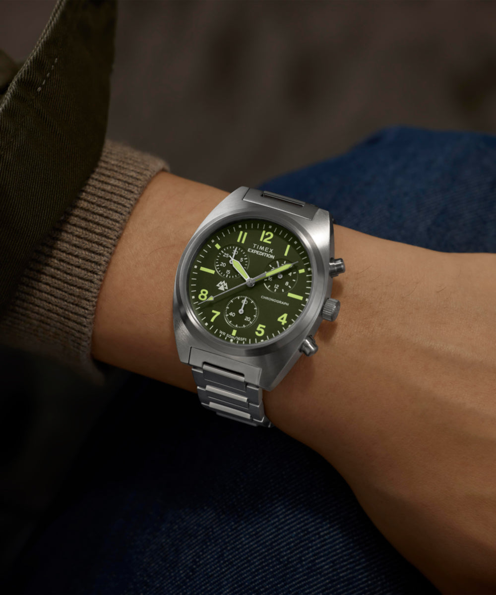 Timex Expedition Capstone Chronograph 41mm Stainless Steel Bracelet Watch