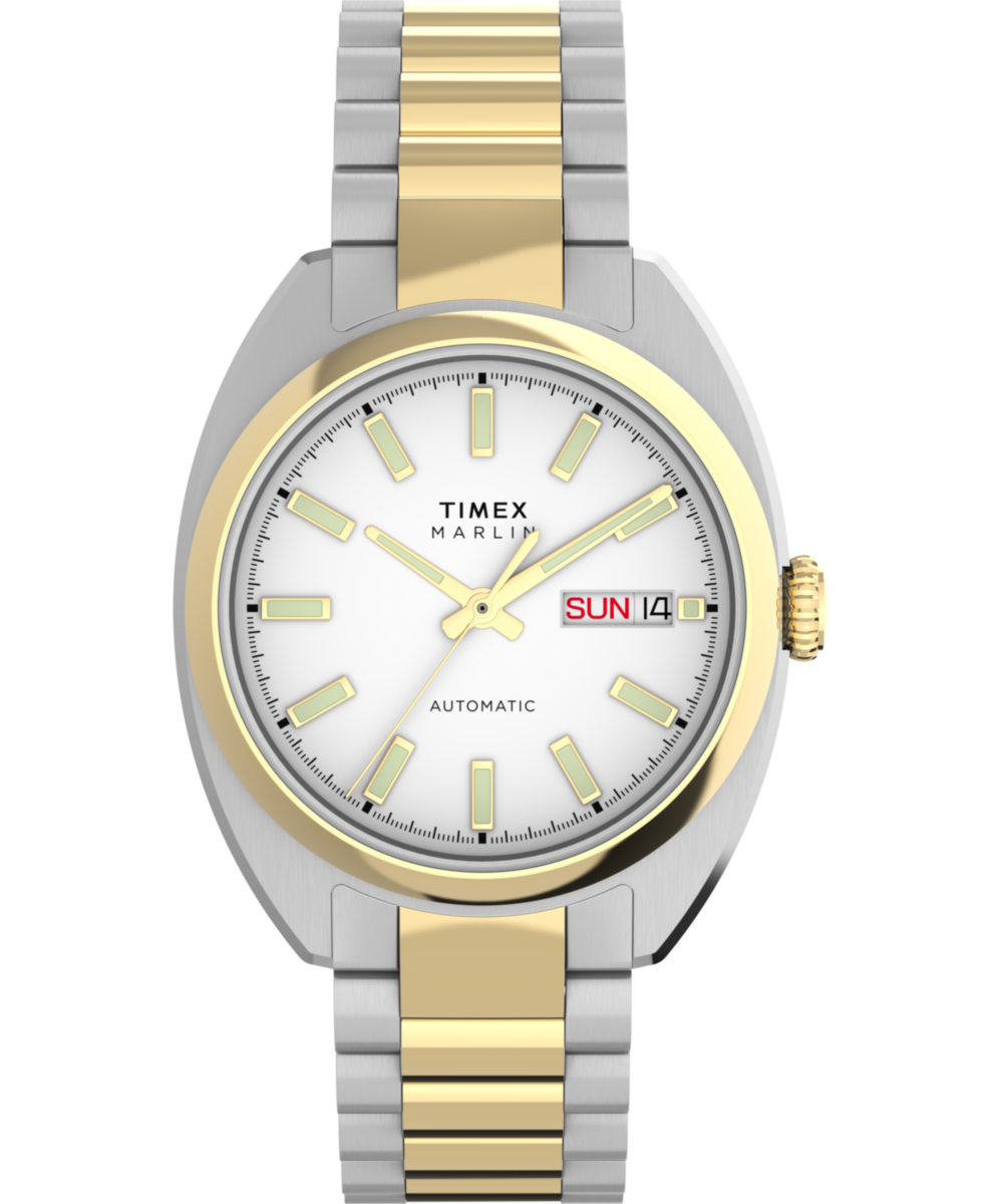 Timex Marlin Draper Automatic 37mm Stainless Steel Bracelet Watch