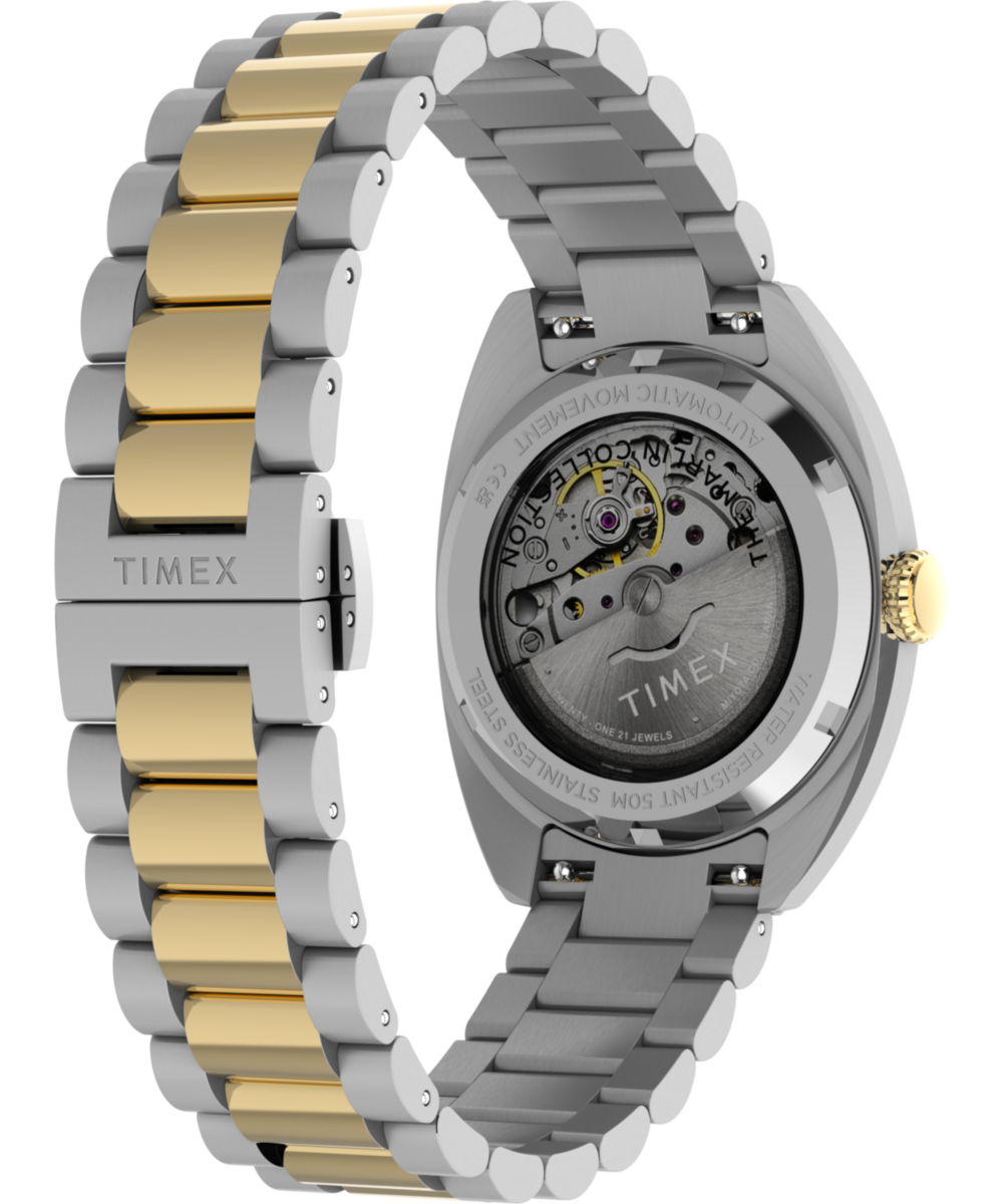 Timex Marlin Draper Automatic 37mm Stainless Steel Bracelet Watch