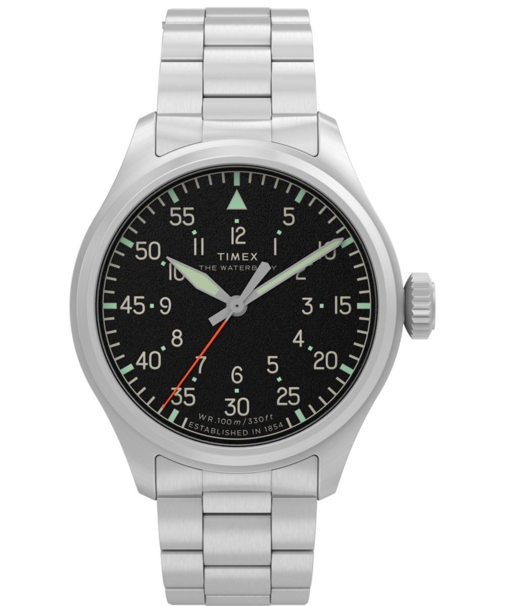 Timex Waterbury Ace 41mm Stainless Steel Bracelet Watch
