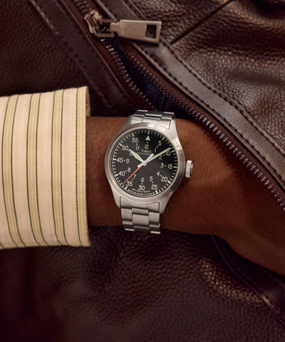Timex Waterbury Ace 41mm Stainless Steel Bracelet Watch