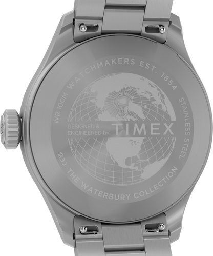 Timex Waterbury Ace 41mm Stainless Steel Bracelet Watch