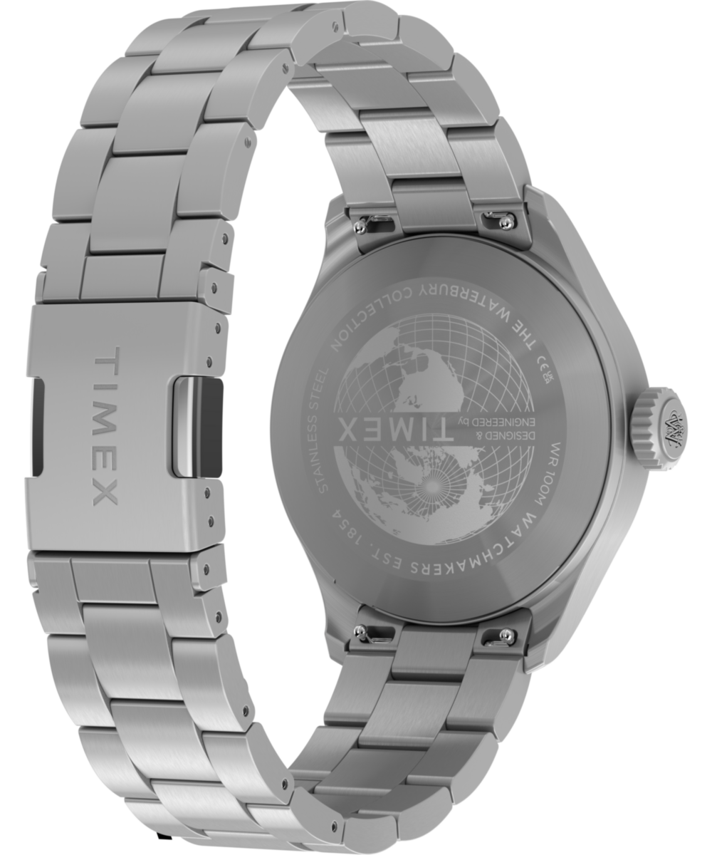 Timex Waterbury Ace 41mm Stainless Steel Bracelet Watch