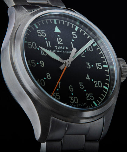Timex Waterbury Ace 41mm Stainless Steel Bracelet Watch