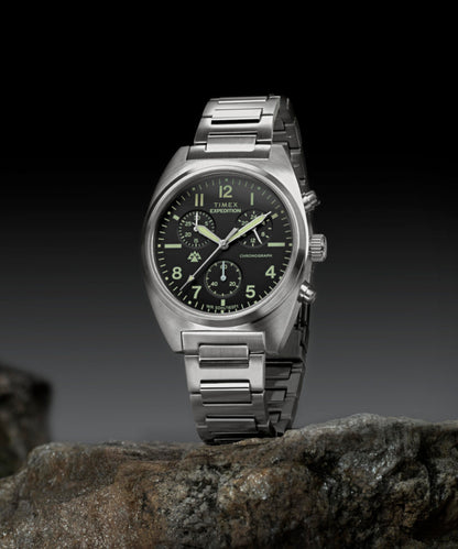 Timex Expedition Capstone Chronograph 41mm Stainless Steel Bracelet Watch