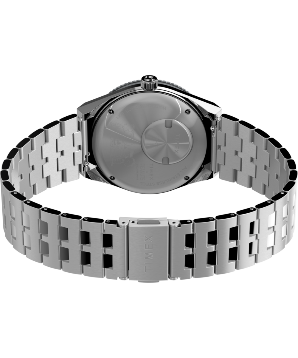 Timex Peanuts x Q Timex GMT 38mm Stainless Steel Bracelet Watch