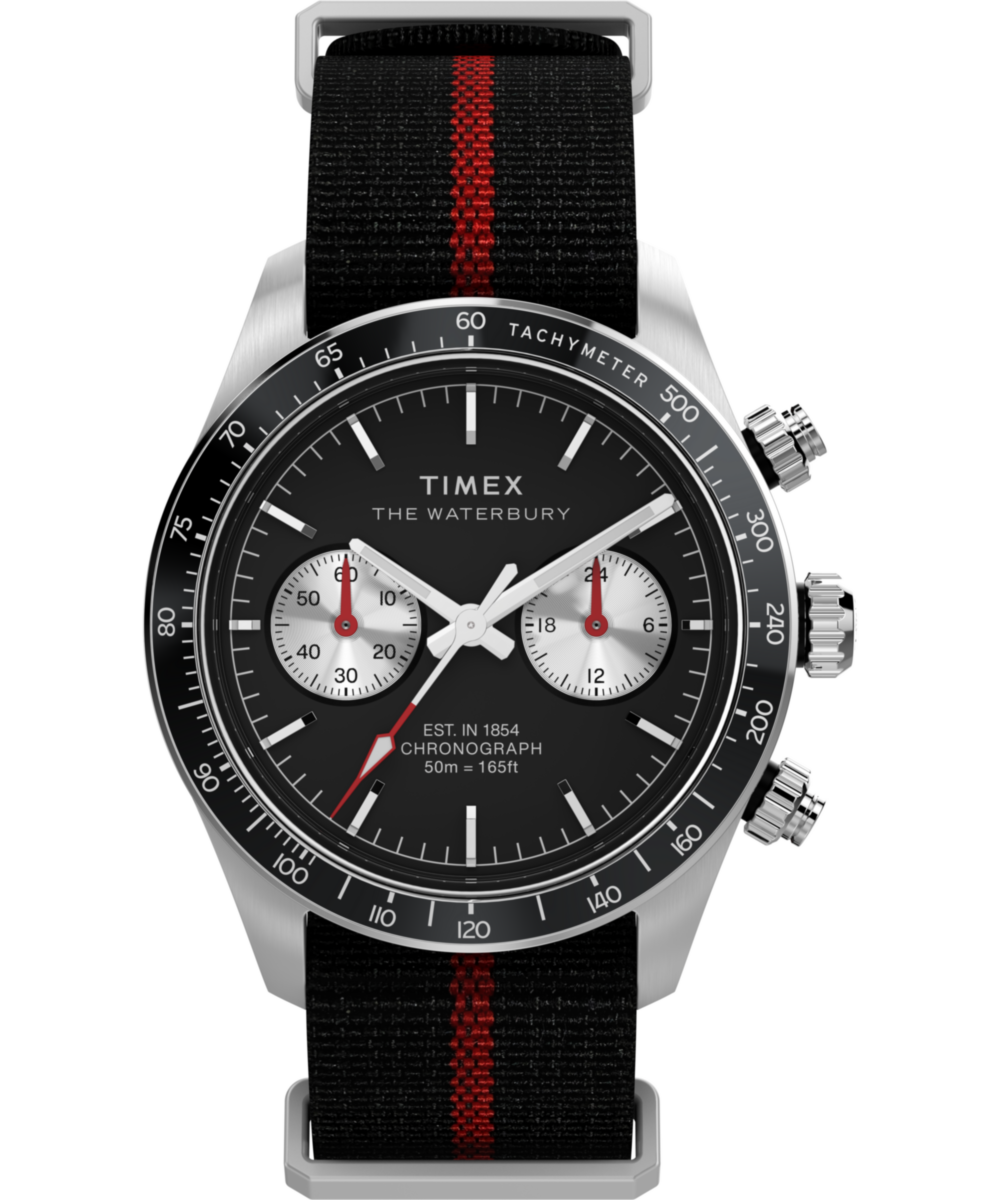 Timex Waterbury Heritage Chronograph 39mm Fabric Strap Watch
