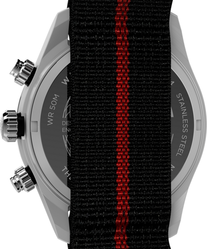 Timex Waterbury Heritage Chronograph 39mm Fabric Strap Watch