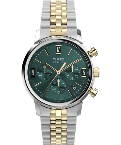 Timex Marlin Chronograph Tachymeter 40mm Stainless Steel Bracelet Watch