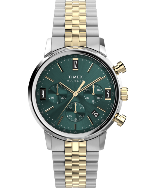 Timex Marlin Chronograph Tachymeter 40mm Stainless Steel Bracelet Watch