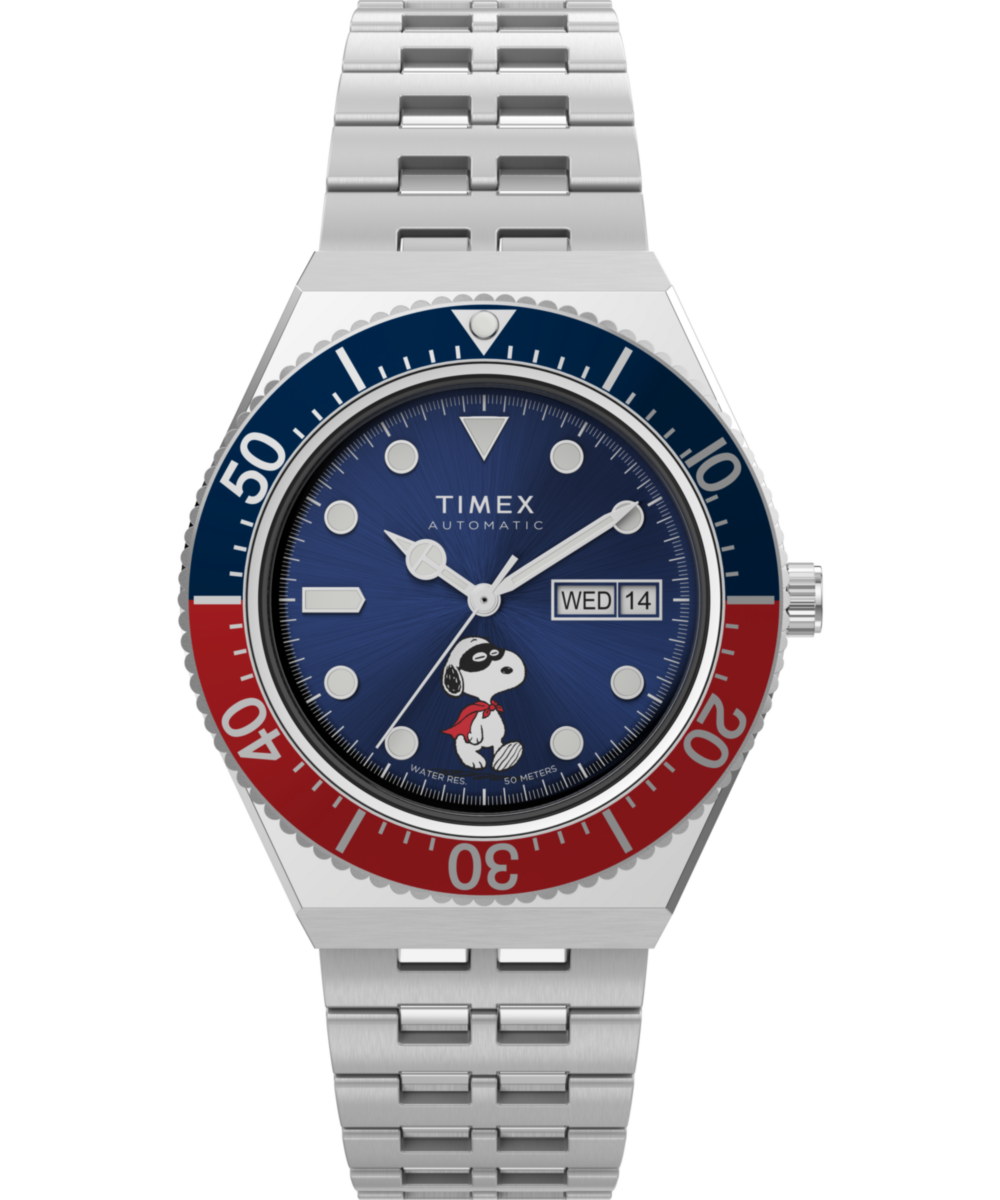 Timex Peanuts x Timex M79 Automatic 40mm Stainless Steel Bracelet Watch