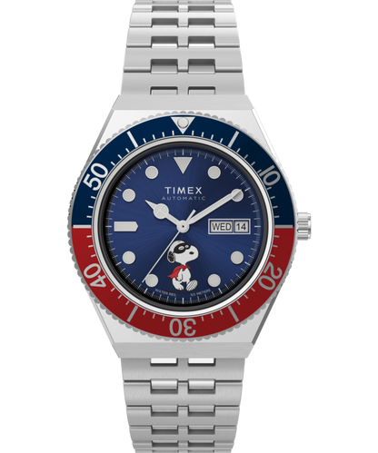 Timex Peanuts x Timex M79 Automatic 40mm Stainless Steel Bracelet Watch