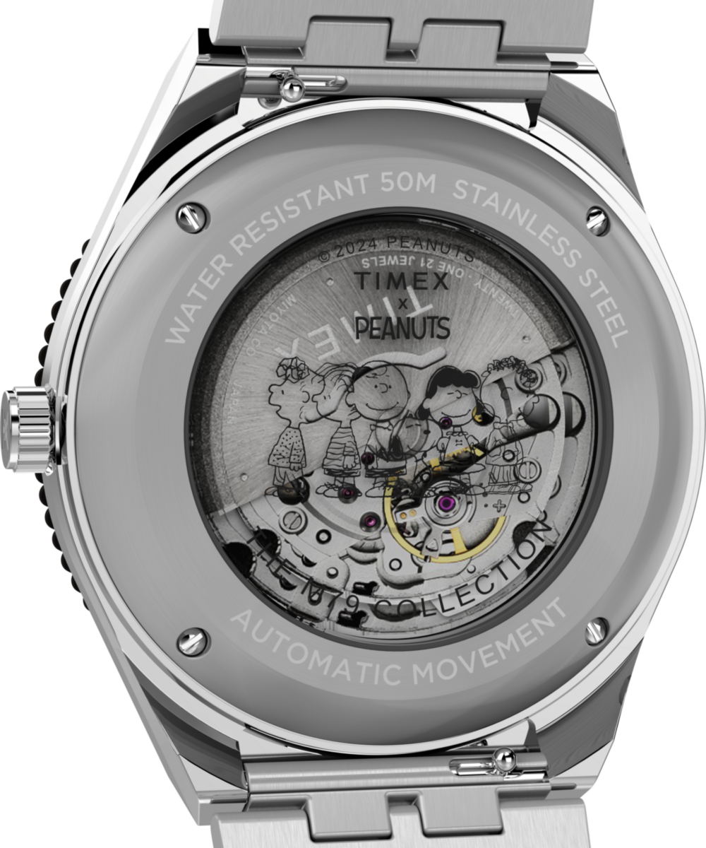Timex Peanuts x Timex M79 Automatic 40mm Stainless Steel Bracelet Watch