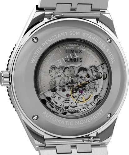 Timex Peanuts x Timex M79 Automatic 40mm Stainless Steel Bracelet Watch