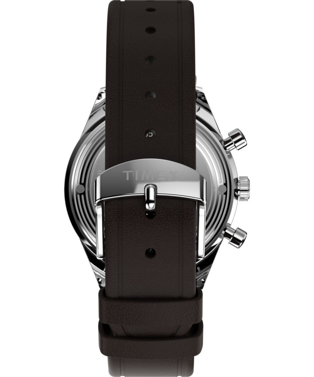 Timex Marlin Jet Quartz Chronograph 40mm Leather Strap Watch