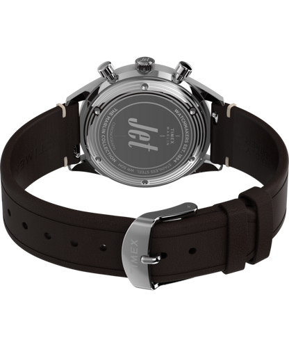 Timex Marlin Jet Quartz Chronograph 40mm Leather Strap Watch