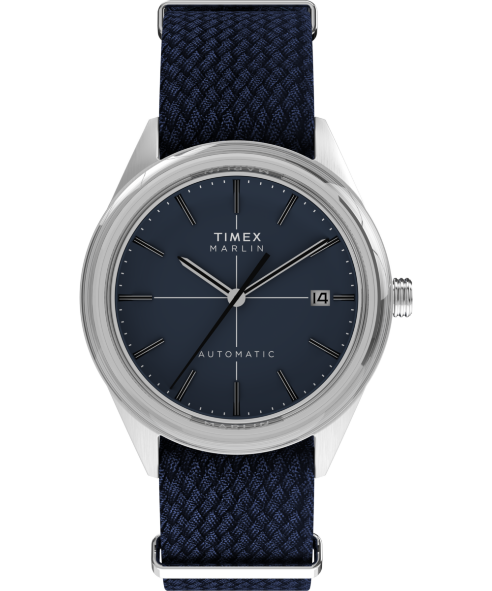Timex Marlin Jet Automatic 38mm Fabric Strap Watch