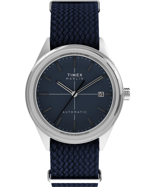 Timex Marlin Jet Automatic 38mm Fabric Strap Watch