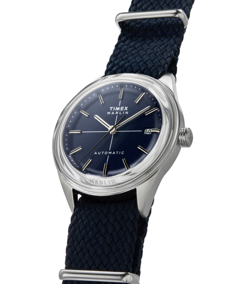 Timex Marlin Jet Automatic 38mm Fabric Strap Watch