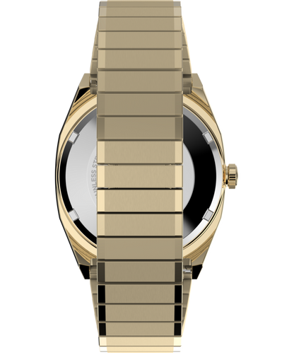 Timex Timex Automatic 1983 E Line Reissue 34mm Gold-Tone Expansion Band Wat