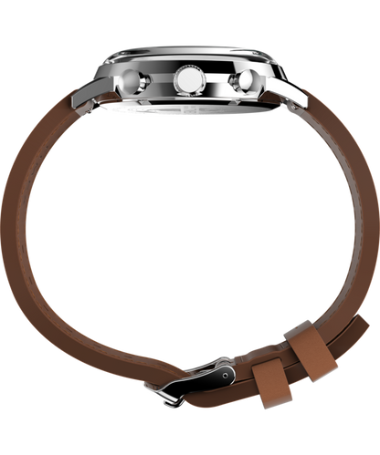 Timex Marlin Chronograph Tachymeter 40mm Leather Strap Watch