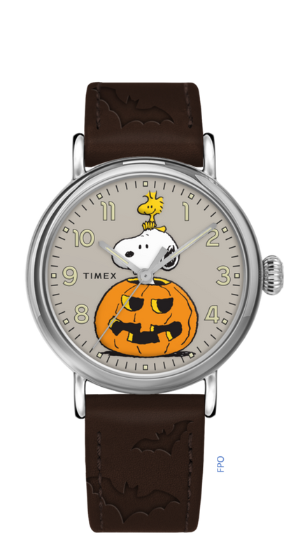 Timex Peanuts x Timex Weekender Pumpkin 40mm Leather Strap Watch