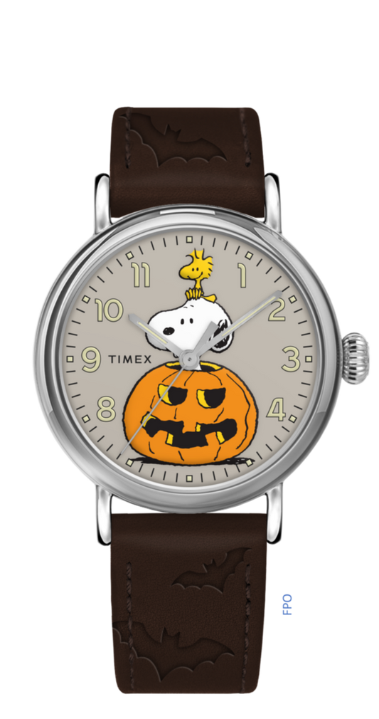 Timex Peanuts x Timex Weekender Pumpkin 40mm Leather Strap Watch
