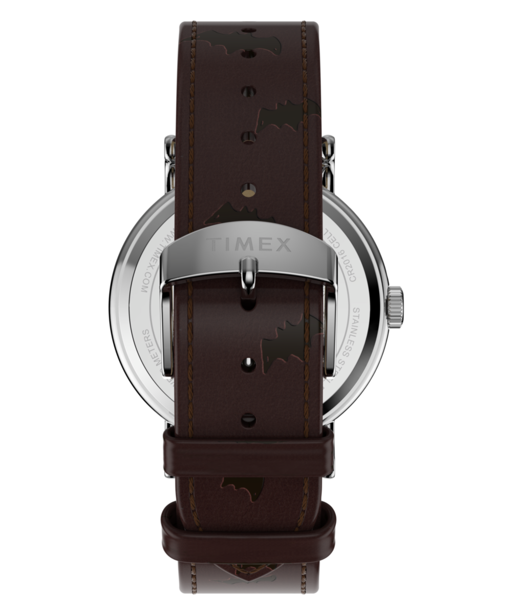 Timex Peanuts x Timex Weekender Pumpkin 40mm Leather Strap Watch