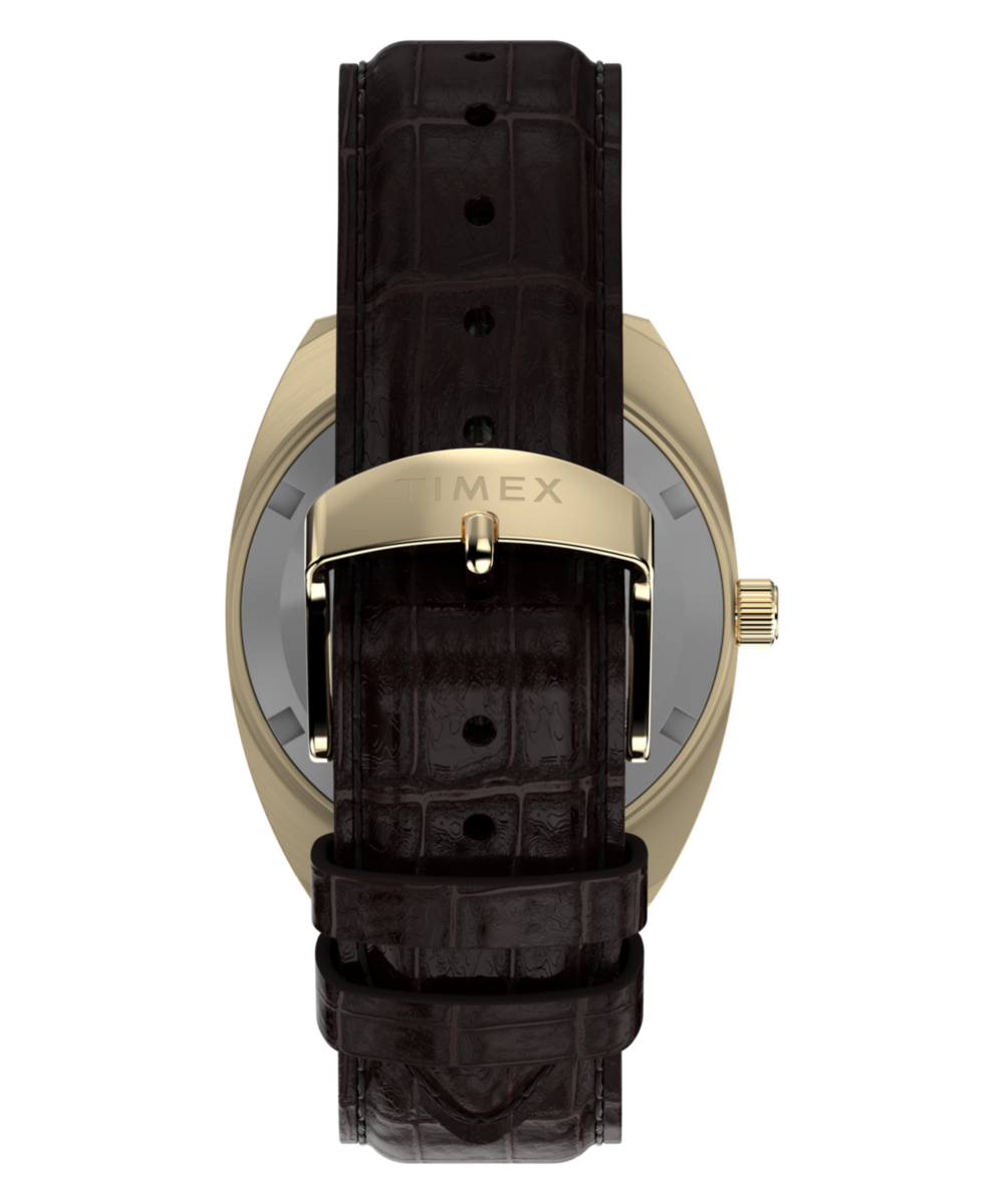 Timex Timex 1976 Rotary Phone Dial Reissue 37mm Leather Strap Watch