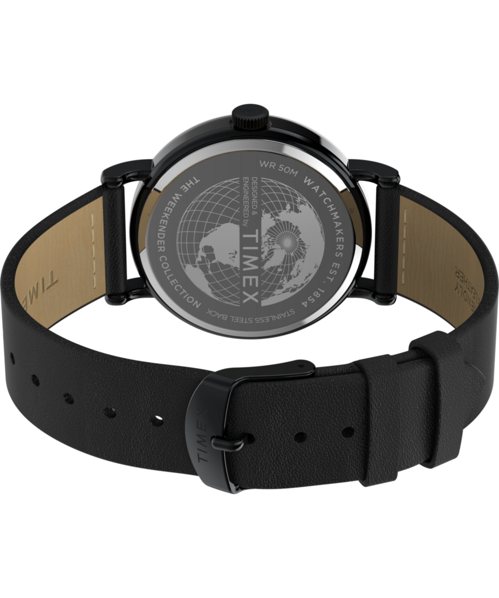 Timex Timex Weekender Day of the Dead 40mm Leather Strap Watch