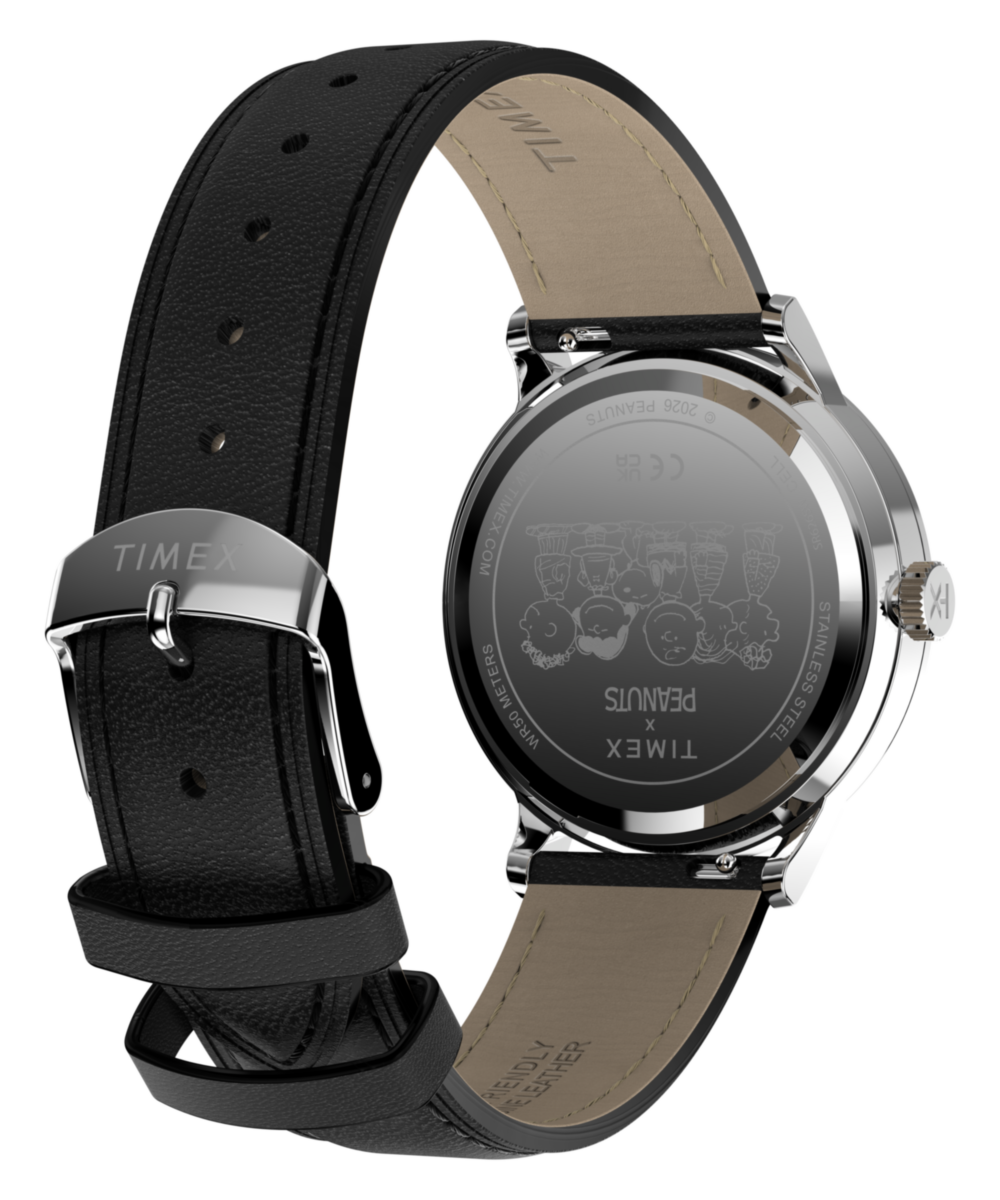 Timex Peanuts x Timex Waterbury Classic 40mm Leather Strap Watch