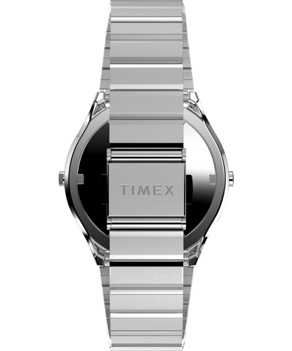 Timex Q Timex 1975 SSQ Digital Reissue 38mm Stainless Steel Bracelet Watch