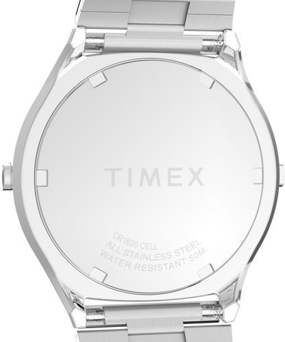Timex Q Timex 1975 SSQ Digital Reissue 38mm Stainless Steel Bracelet Watch