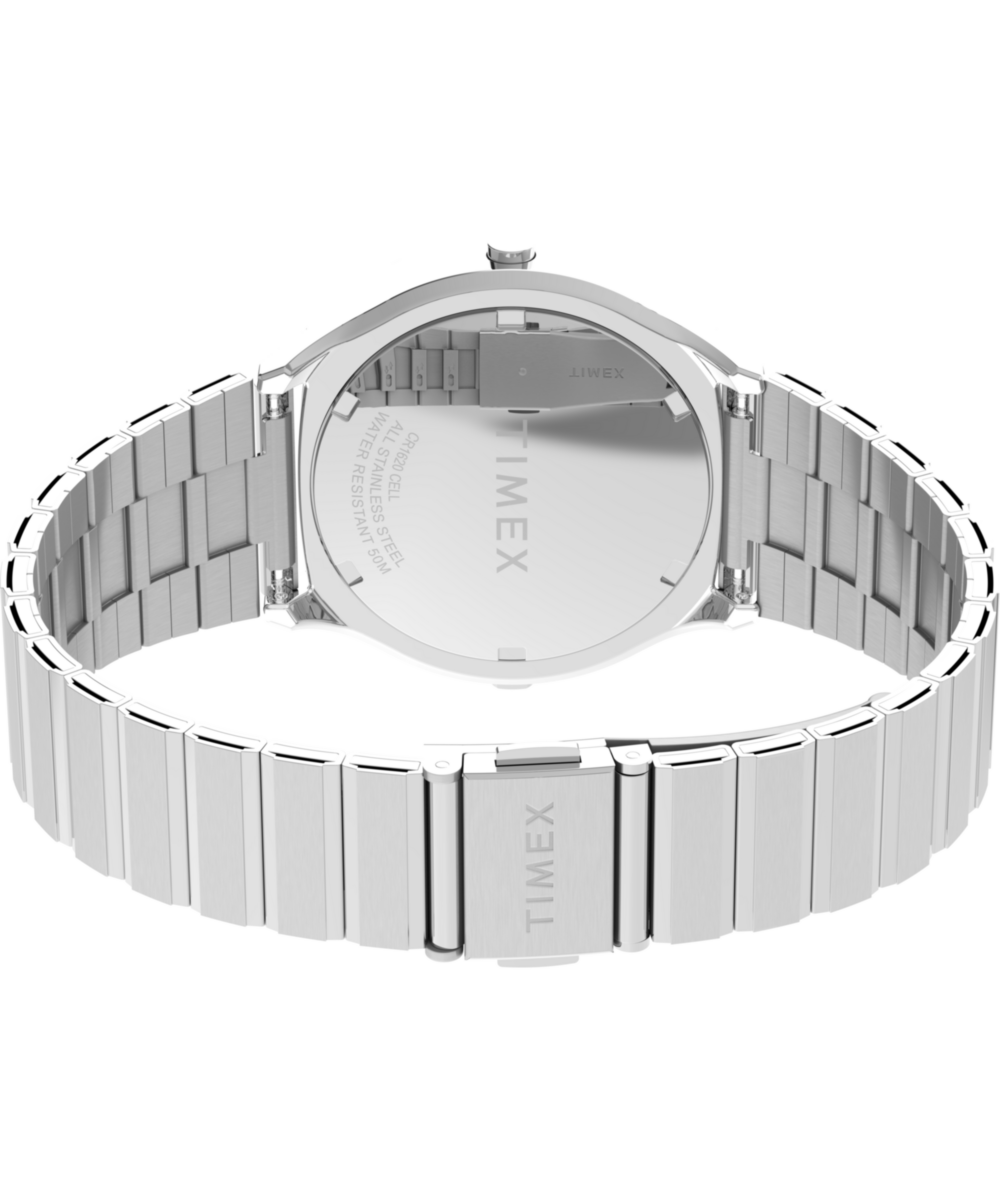 Timex Q Timex 1975 SSQ Digital Reissue 38mm Stainless Steel Bracelet Watch