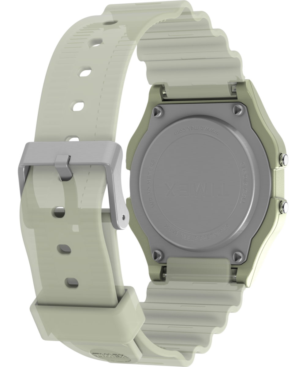 Timex Timex T80 Glow in the Dark 34mm Resin Strap Watch
