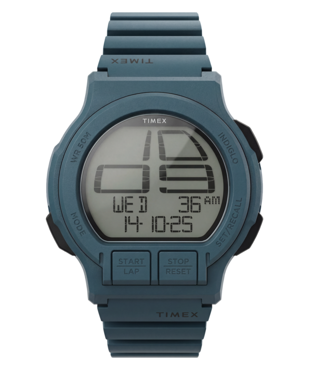 Timex Retroware Digital 46mm Resin Strap Watch