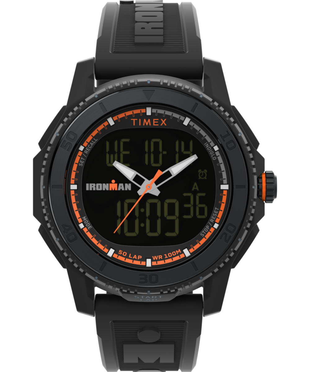 Timex TIMEX IRONMAN Adrenaline Ana-digi 46.5mm PU Strap Watch
