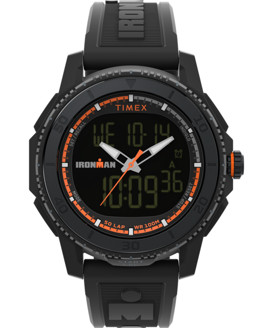 Timex TIMEX IRONMAN Adrenaline Ana-digi 46.5mm PU Strap Watch