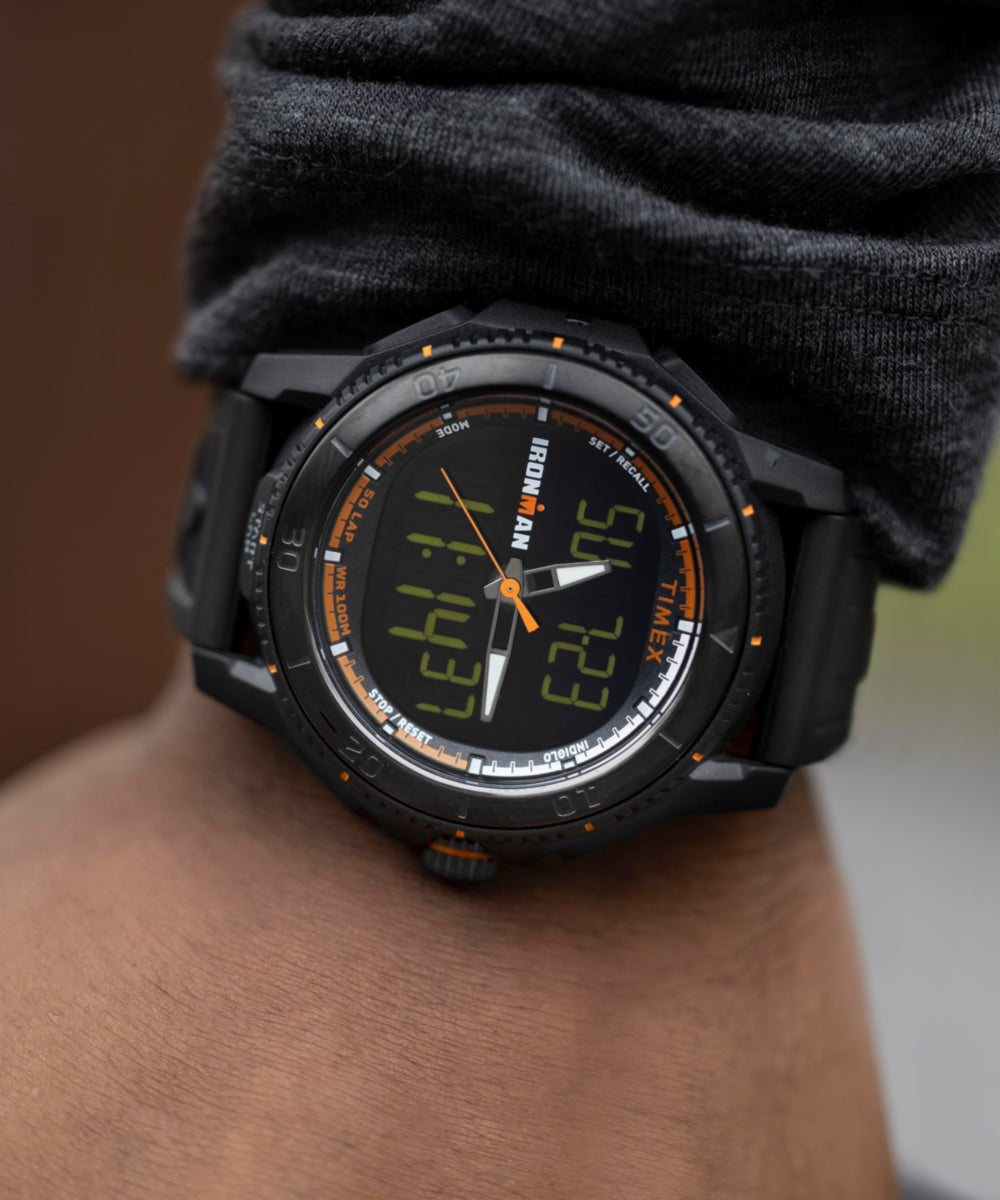 Timex TIMEX IRONMAN Adrenaline Ana-digi 46.5mm PU Strap Watch