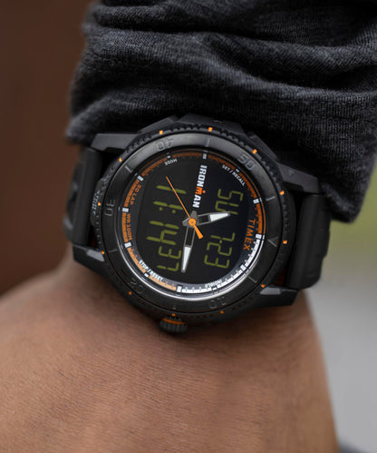 Timex TIMEX IRONMAN Adrenaline Ana-digi 46.5mm PU Strap Watch