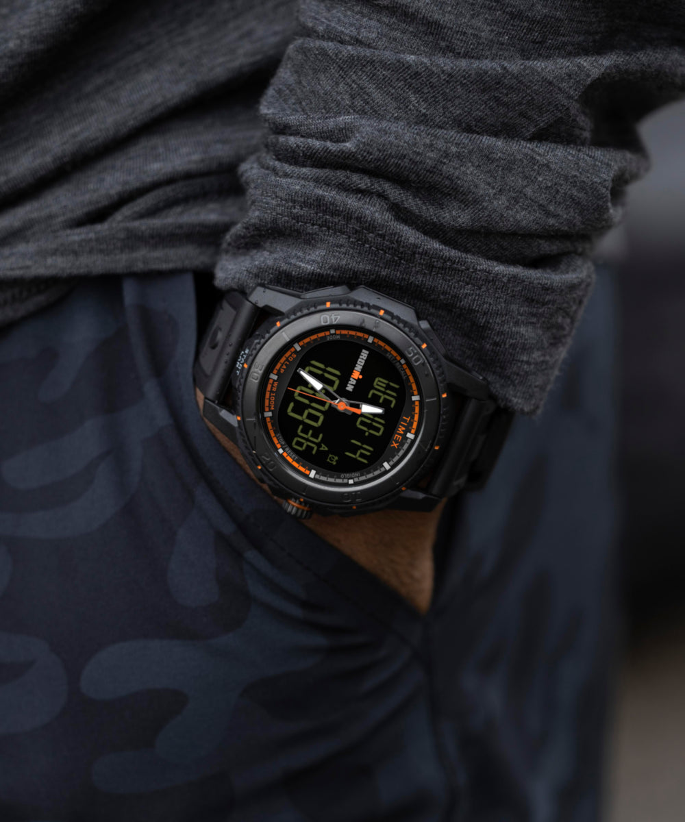 Timex TIMEX IRONMAN Adrenaline Ana-digi 46.5mm PU Strap Watch