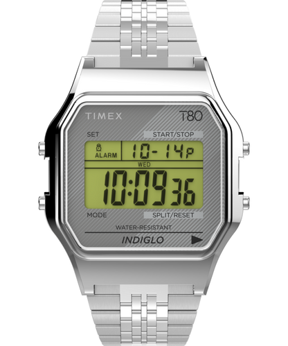 Timex Timex T80 34mm Stainless Steel Bracelet Watch