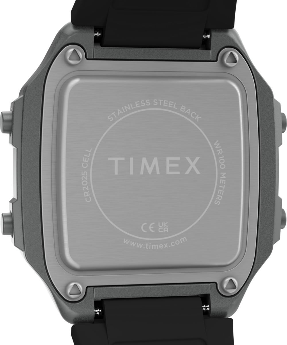 Timex World Time Digital 40mm Resin Strap Watch
