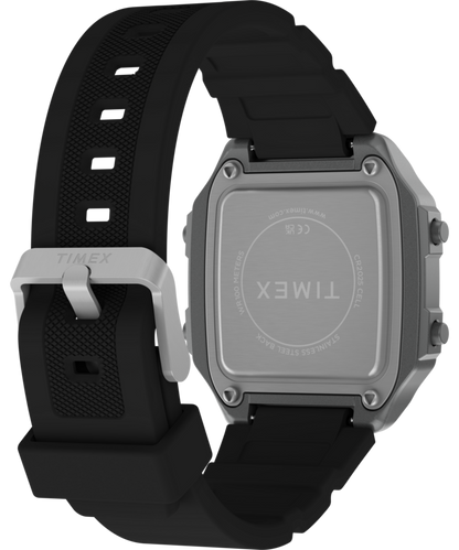 Timex World Time Digital 40mm Resin Strap Watch