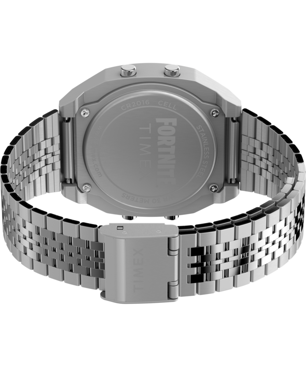 Timex Timex x Fortnite T80 36mm Stainless Steel Bracelet Watch