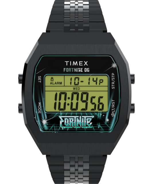 Timex Timex x Fortnite T80 36mm Stainless Steel Bracelet Watch