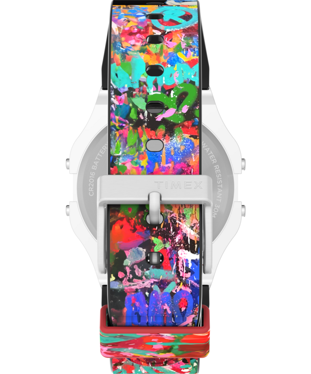 Timex Timex T80 x TVBOY 34mm Resin Strap Watch