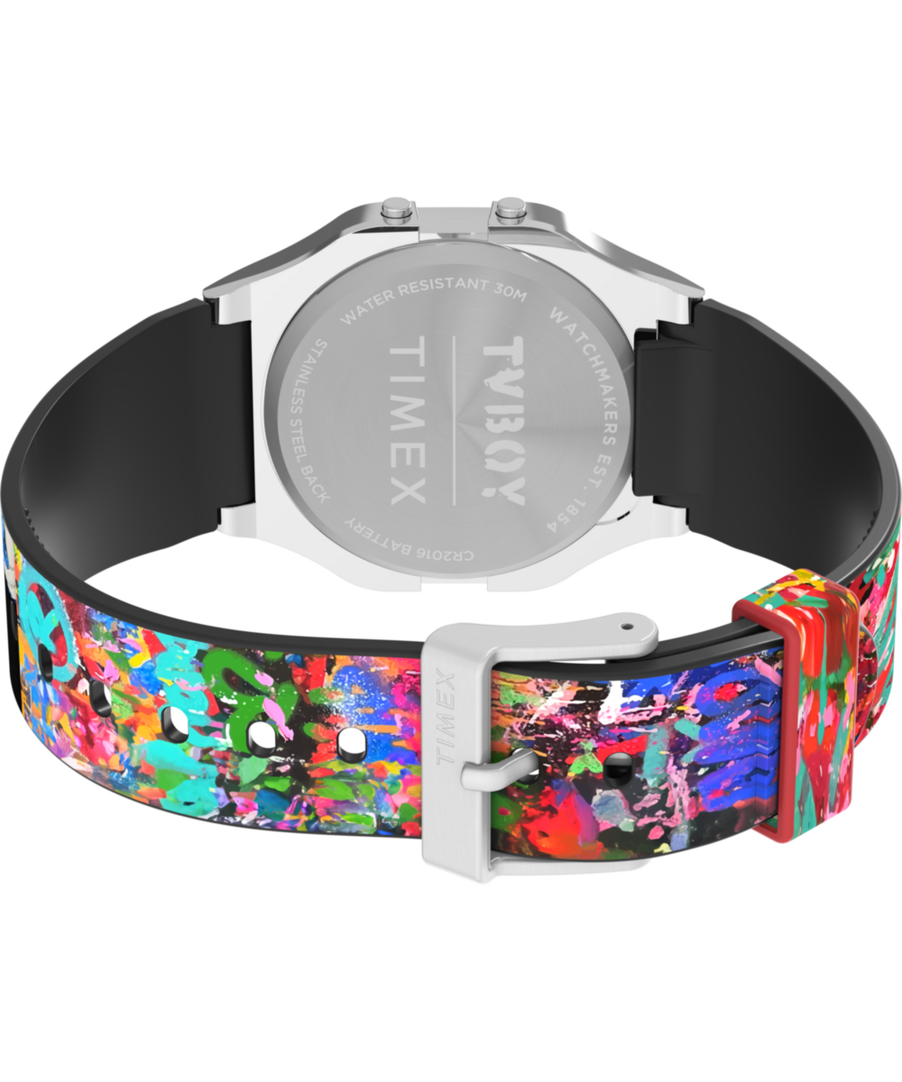 Timex Timex T80 x TVBOY 34mm Resin Strap Watch