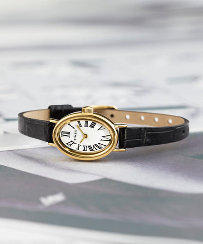 Timex Cavatina 19mm Leather Strap Watch