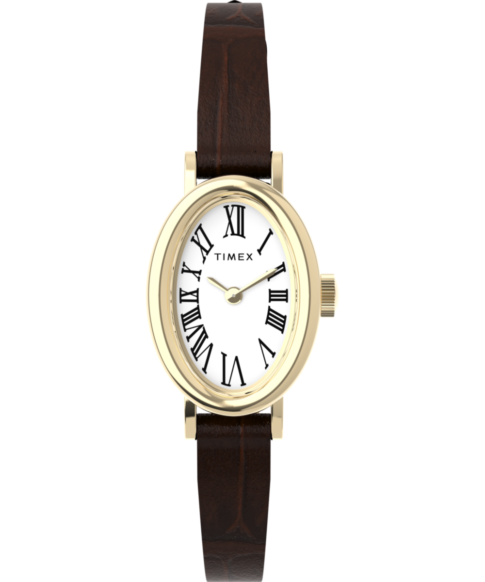 Timex Cavatina 19mm Leather Strap Watch